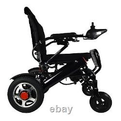 Foldable Lightweight Electric Wheelchair Power Wheelchair 22 Wide Seat