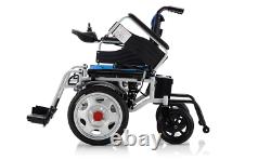 Foldable Lightweight Portable 24V 20Ah Electric Power Wheelchair No Slide