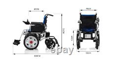 Foldable Lightweight Portable 24V 20Ah Electric Power Wheelchair No Slide