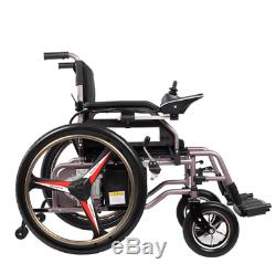 Foldable Lightweight Portable Dual Battery 24V 20Ah Electric Power Wheelchair
