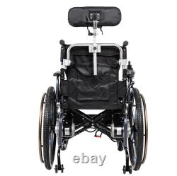 Foldable Lightweight Portable Dual Battery 24V 20Ah Electric Power Wheelchair7
