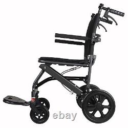 Foldable Transport Wheelchair Trolleys for Elderly Aircraft Travel (with Bag)