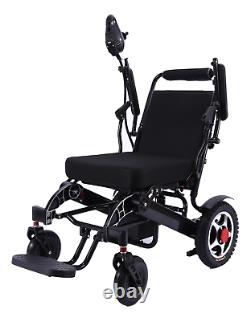 Folding Lightweight Electric Power Wheelchair Medical Mobility Aid 19 Seat