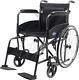 Folding Lightweight Self Propelled Steel Wheelchair With Brakes, Extra