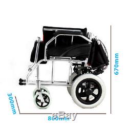 Folding Lightweight Wheelchair Medical Self Propel Mobility Aid Motorized Chair