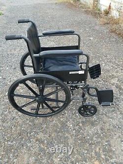 Folding Wheelchair Manual Propelled Lightweight Caremax with Parking Break