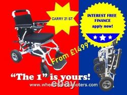 Folding lightweight Electric Wheelchair 3 Year Warranty