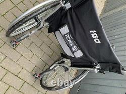 Folding lightweight wheelchair