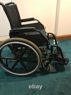 Folding wheelchair self propelled