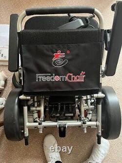 Freedom Chair AO lightweight Folding Powered Wheelchair Nearly New Never Used