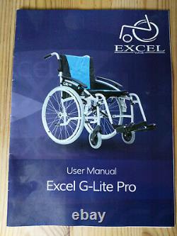 G-Lite Pro Folding Lightweight Aluminium Wheelchair 20