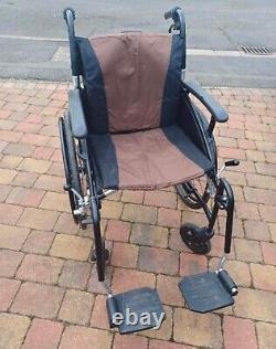 G-Logic Lightweight Folding Wheelchair Brown (used)