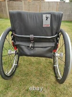 GTM light weight wheelchair with Folding back-rest and 26'' Spinergy Wheels