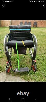 GTM light weight wheelchair with Folding back-rest and 26'' Spinergy Wheels