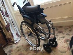 I-GO AIRREX LT Folding Self Propelled Wheelchair With CareCo Rear Hanging Bag