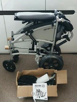 I-GO Airrex LT Lightweight Folding Puncture Proof Transit Wheelchair 16'' Seat