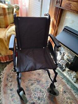 I-Go Flyte 90 lightweight folding transit wheelchair, no foot rests, COLLECTION