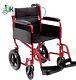 I-lite Travel Transit Wheelchair Red Im-9095r