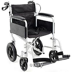 I-Lite Travel Transit Wheelchair Silver IM-9095S