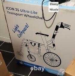 Icon 35 Ultra-Lite Transit Lightweight Folding Wheelchair