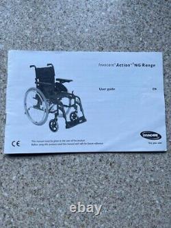 Invacare Action 2 Ng Wheelchair Attendant Push Wheel Chair
