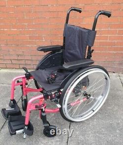 Invacare Action 3 Junior Evolutive Child's Wheelchair 38cm Seat Width Candy Pink