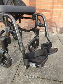 Invacare Action 3 Transit Wheelchair 38cm Seat Width Narrow Tall Push Handles