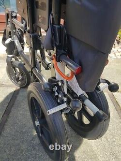 Invacare Action2 NG Transport Transit Folding Wheelchair, Assistant Propelled