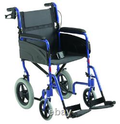 Invacare Alu Lite Aluminium Lightweight Manual Attendant Wheelchair 16 Seat