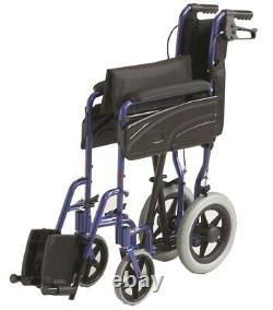 Invacare Alu Lite Aluminium Lightweight Manual Attendant Wheelchair 16 Seat