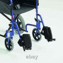 Invacare Alu Lite Transit Lightweight Wheelchair 18 Seat Width