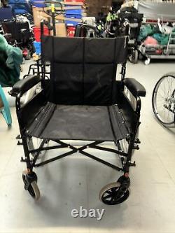 Invacare Ben NG Manual Folding Wheelchair Attendant Propelled