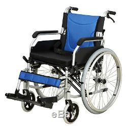 KINGS Elite Wheelchair Foldable Lightweight Self Propelled Transit Mobility Aid