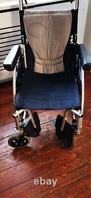 Karma Ergo 115 Lite Foldaway Wheelchair Fits In A Small Car Recently Serviced