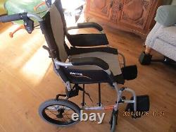 Karma Ergo Lite 2 Transit Chair Ultra Lightweight Folding Wheelchair