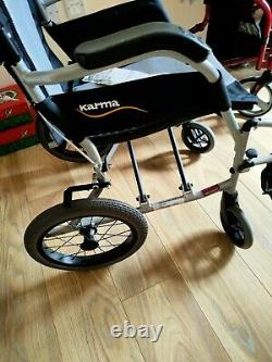 Karma Ergo Lite 2 Ultra Lightweight Folding Transit/Travel Wheelchair
