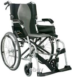 Karma Ergo Lite 2 wheelchair lightweight folding +seat belt + manuals