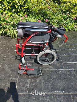 Karma S-Ergo 115 Transport Wheelchair Red