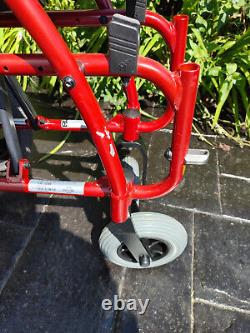 Karma S-Ergo 115 Transport Wheelchair Red