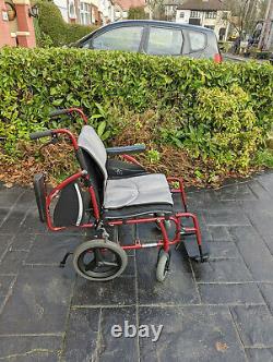 Karma S-Ergo 125 Transport Wheelchair Red