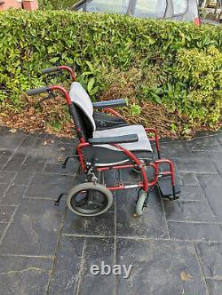 Karma S-Ergo 125 Transport Wheelchair Red