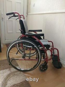 Karma S-Ergo Transport Wheelchair Red