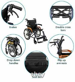 KosmoCare Elegant Dzire Premium Lightweight Folding Wheelchair