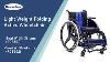 Kosmocare Light Weight Folding Active Wheelchair