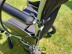 Lightweight Aluminium Folding Transit Wheelchair Drive Expedition silver