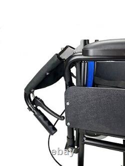 Lightweight Aluminium Folding Wheelchair Attendant Transport Transit