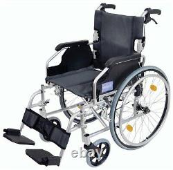Lightweight Aluminium Self-Propelled Padded Seat Wheelchair