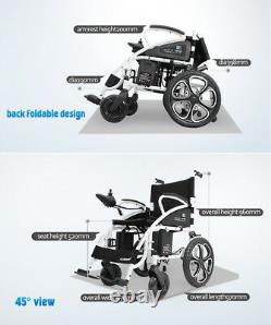 Lightweight Durable Motorized Electric Wheelchair Power Wheelchair Foldable