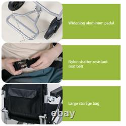 Lightweight Electric Wheelchair Easy-Instant Folding, 14kg, 3.7mph 12.4 miles