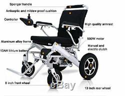 Lightweight Electric Wheelchair Folding Foldable Heavy Duty Power Wheelchair